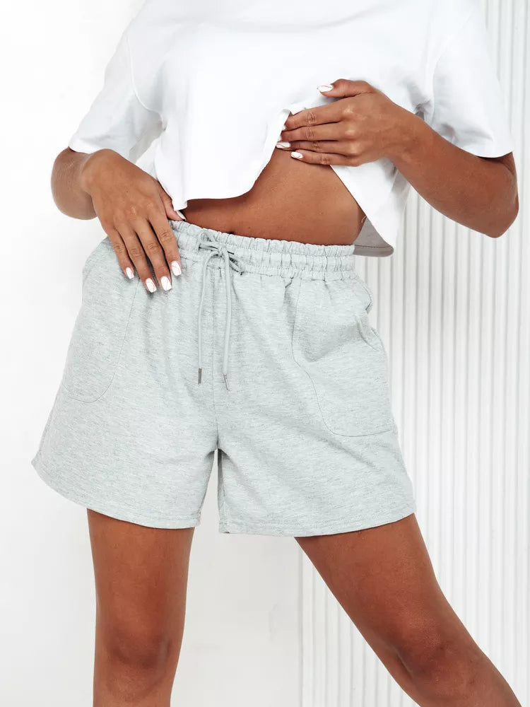 Women's gray shorts Pella