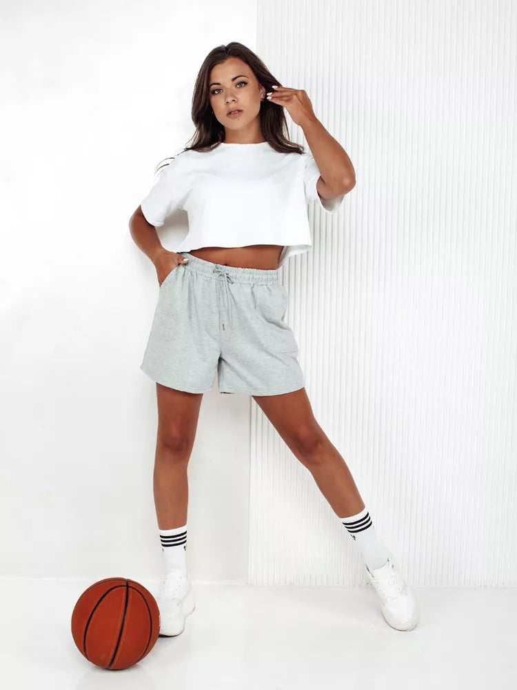 Women's gray shorts Pella