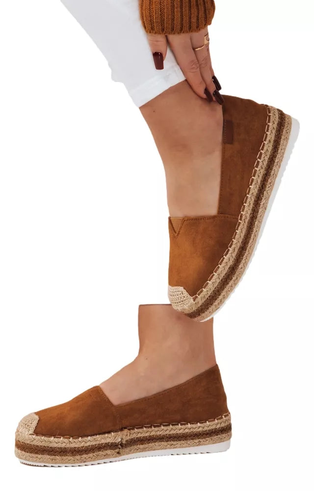 Women's brown casual shoes LANSI