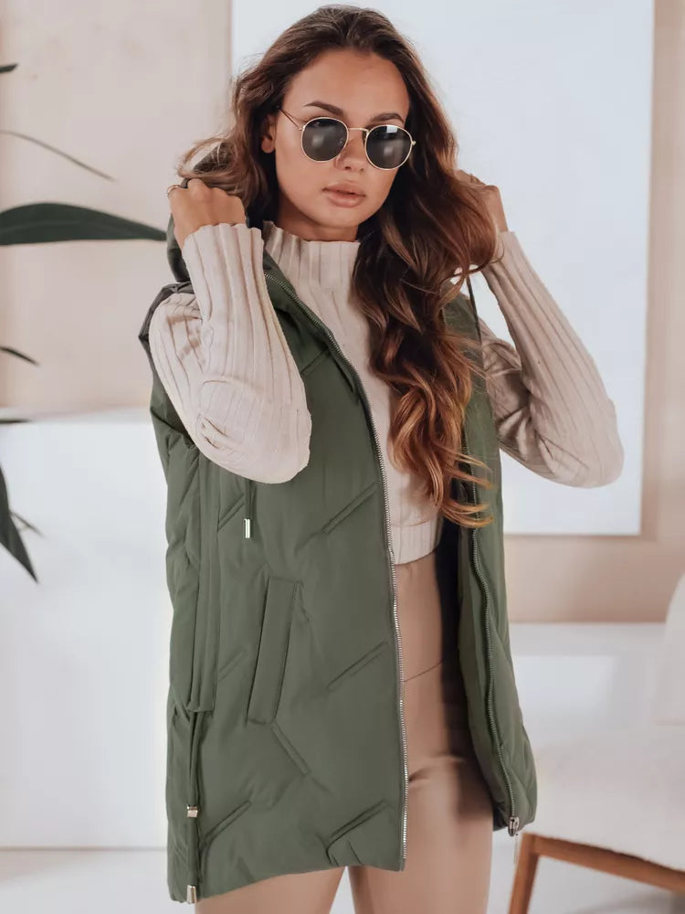 Women's green vest Set