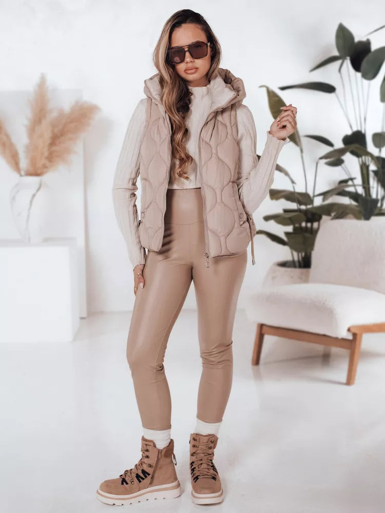 Women's brown vest Jener