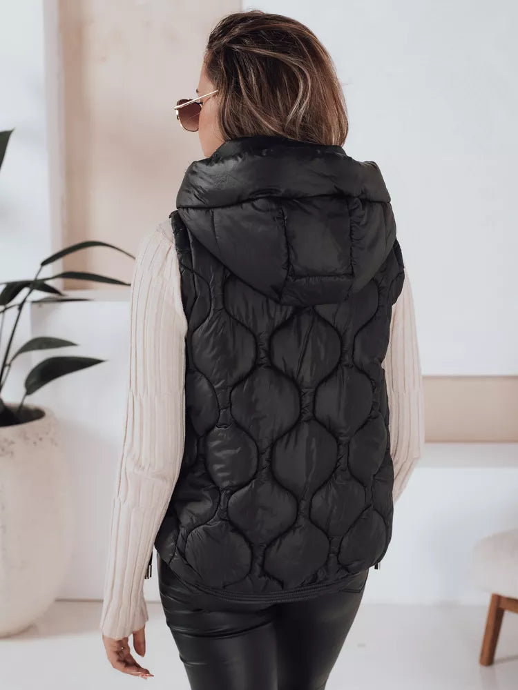 Women's black vest Jener