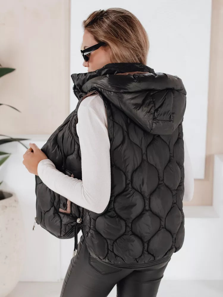 Women's black vest Jener