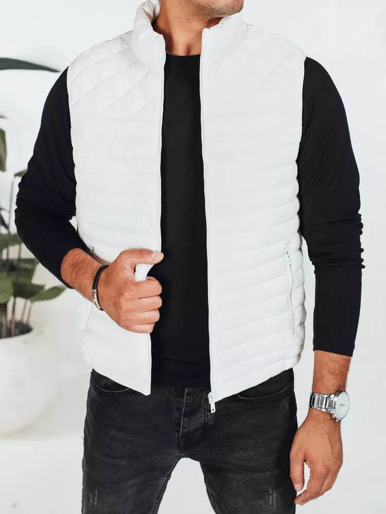 Men's white vest Geir