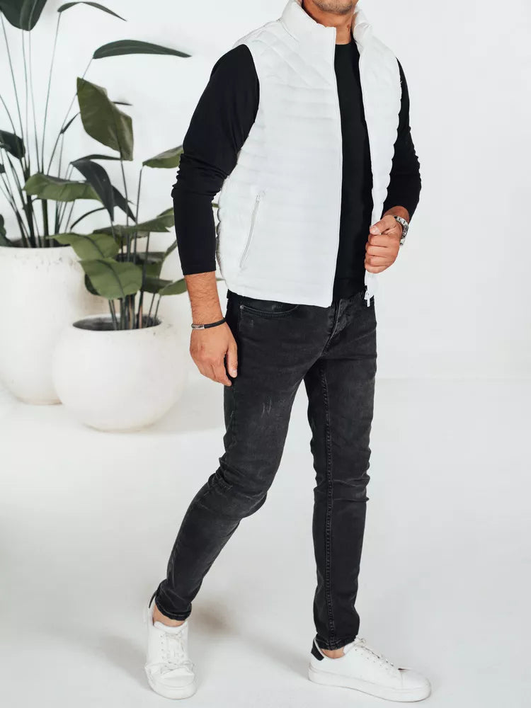 Men's white vest Geir