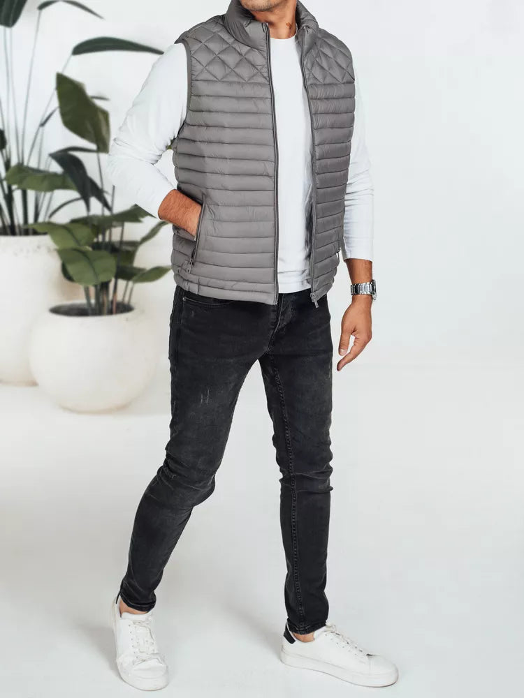 Men's gray vest Geir
