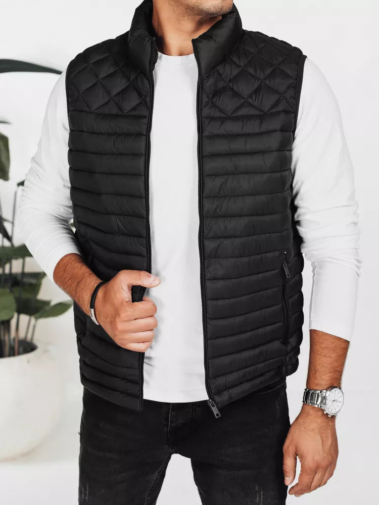 Men's black vest Geir