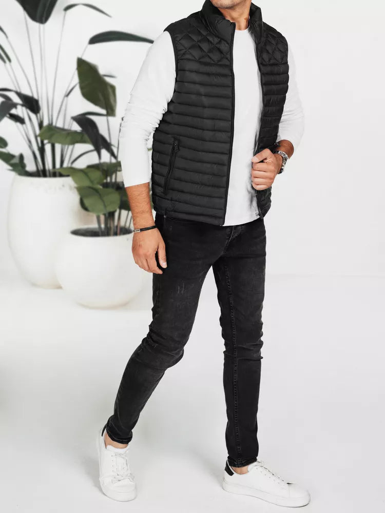 Men's black vest Geir