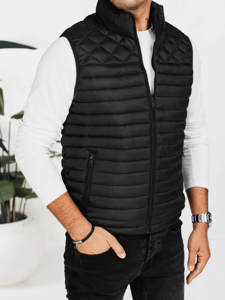 Men's black vest Geir