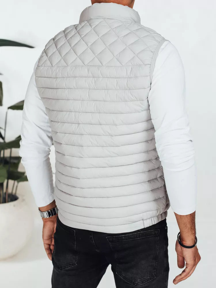 Men's light gray vest Geir