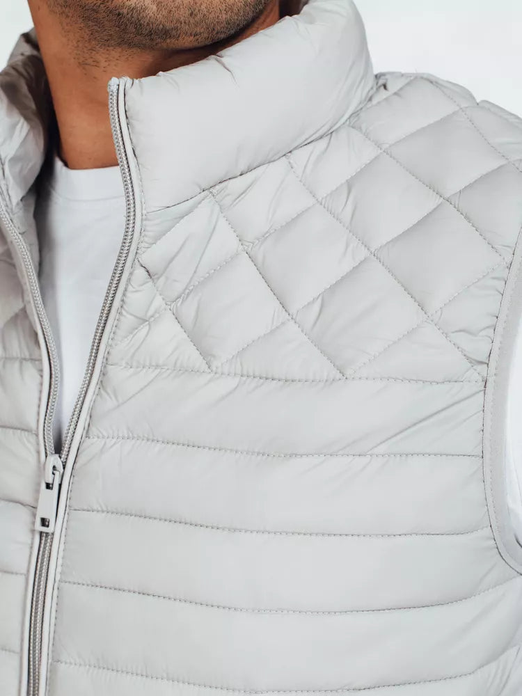 Men's light gray vest Geir