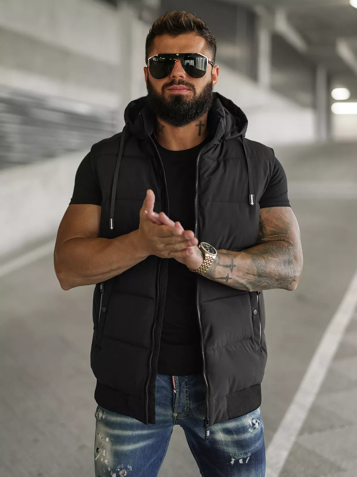 Men's black vest Corles
