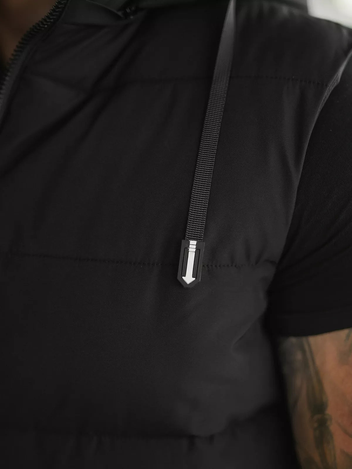 Men's black vest Corles