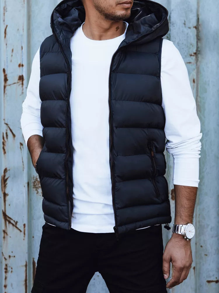 Men's dark blue vest Dobor