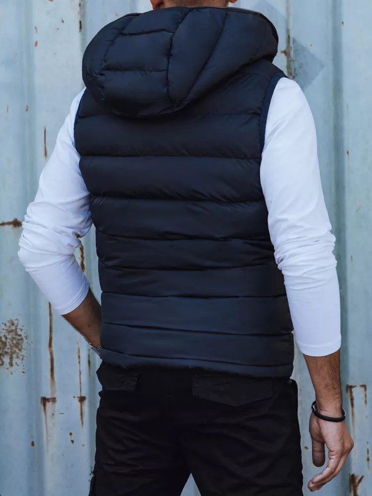 Men's dark blue vest Dobor