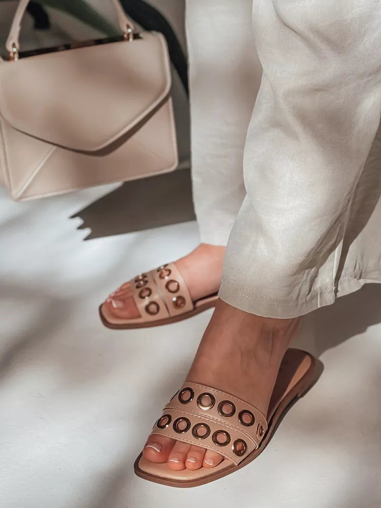 Women's brown slippers Stelsan