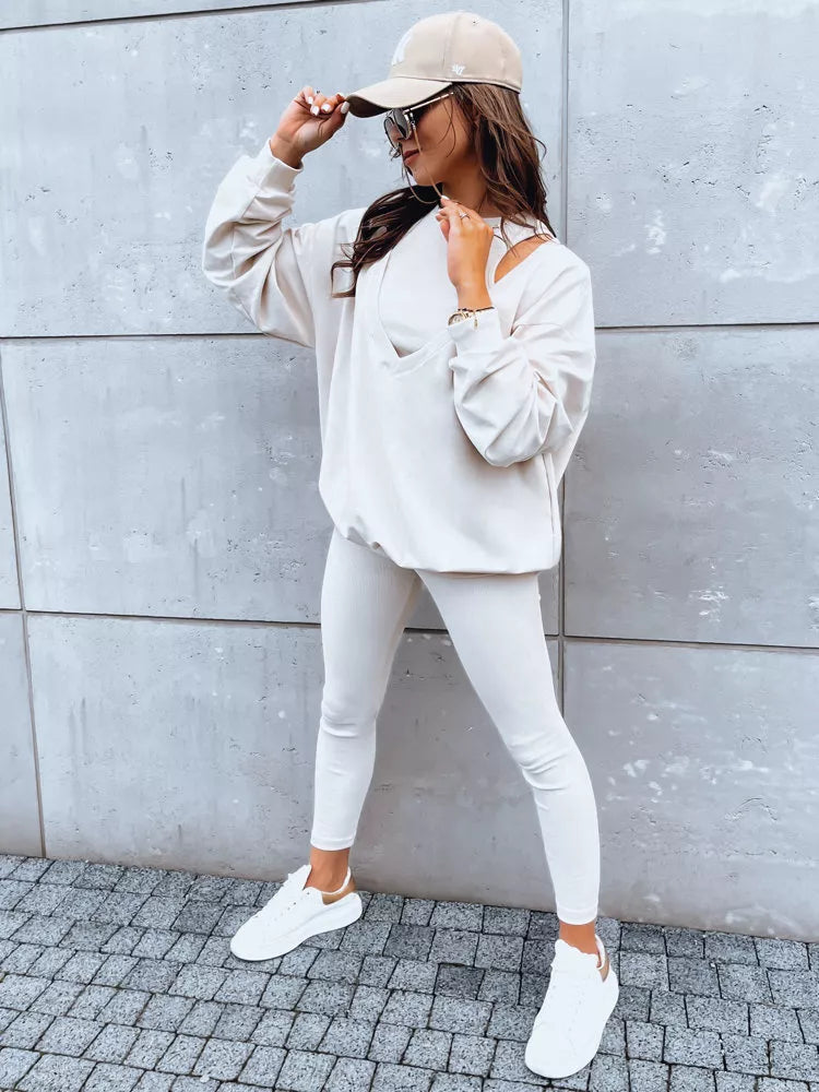 Astral three-piece women's brown suit.