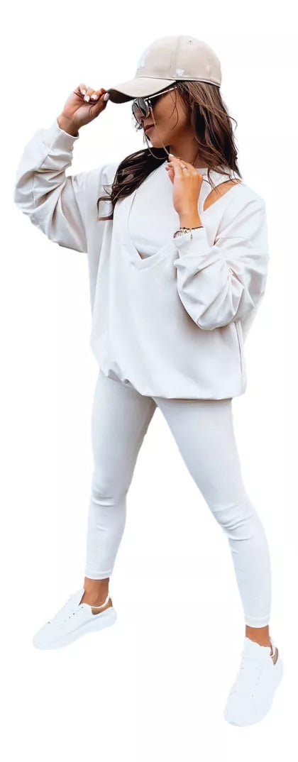 Astral three-piece women's brown suit.