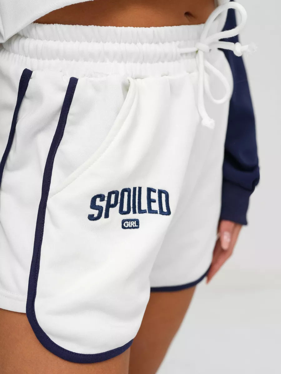 Women's white Spoiled outfit set.