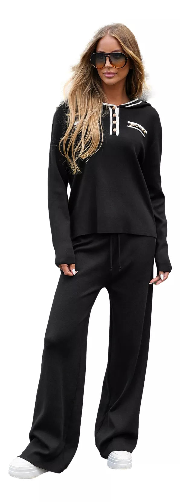 Women's black casual set Belik