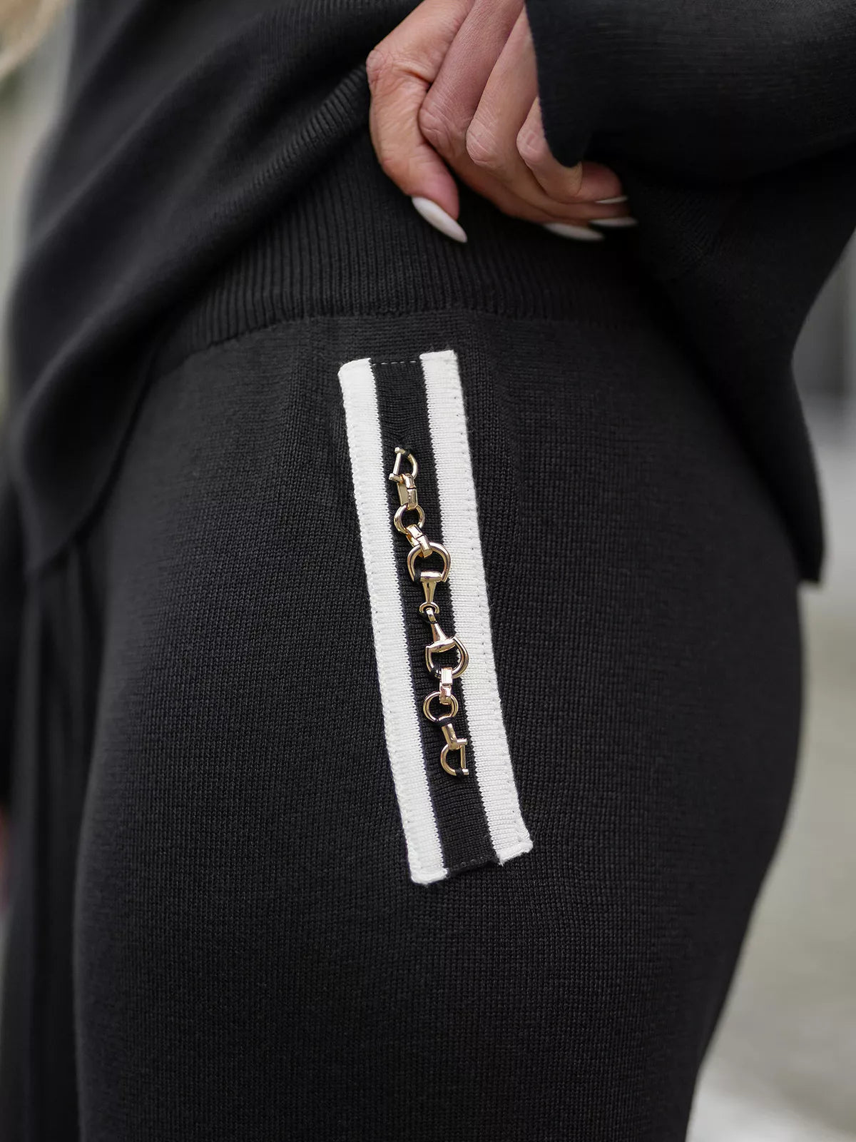 Women's black casual set Belik