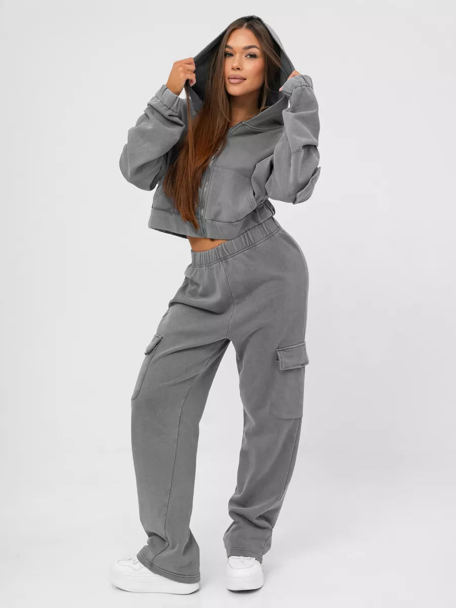 Women's grey suit set Sara