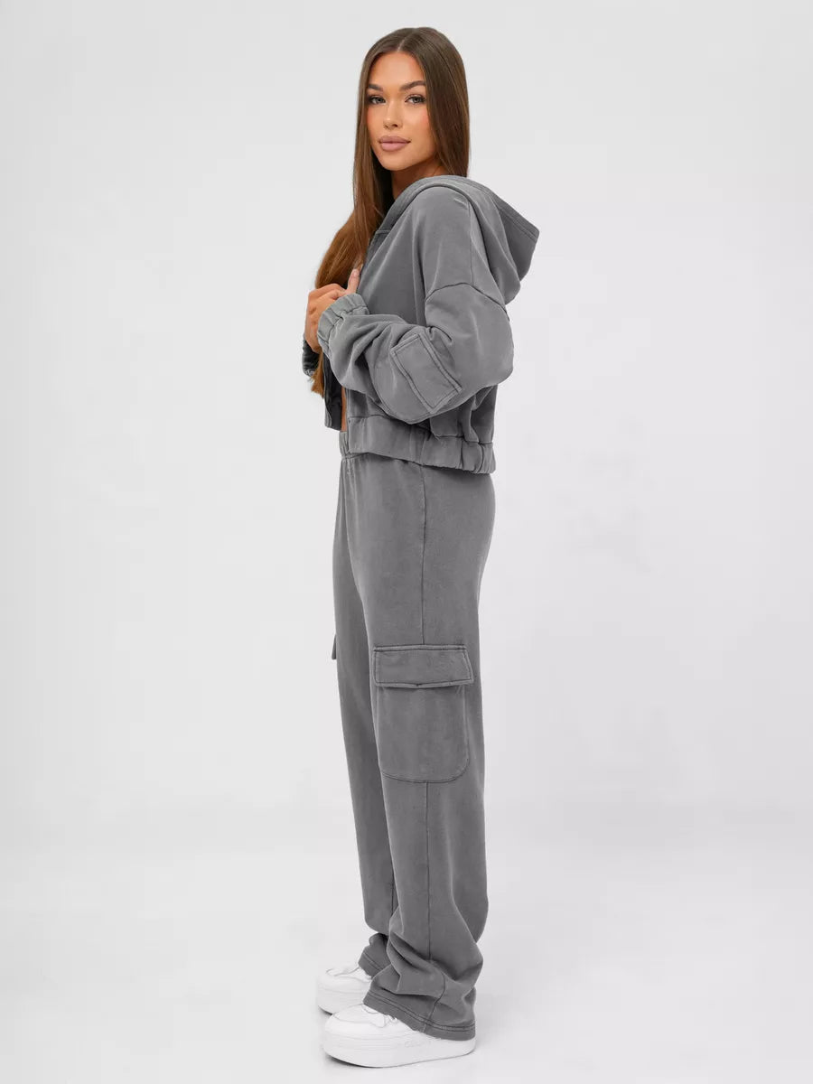 Women's grey suit set Sara