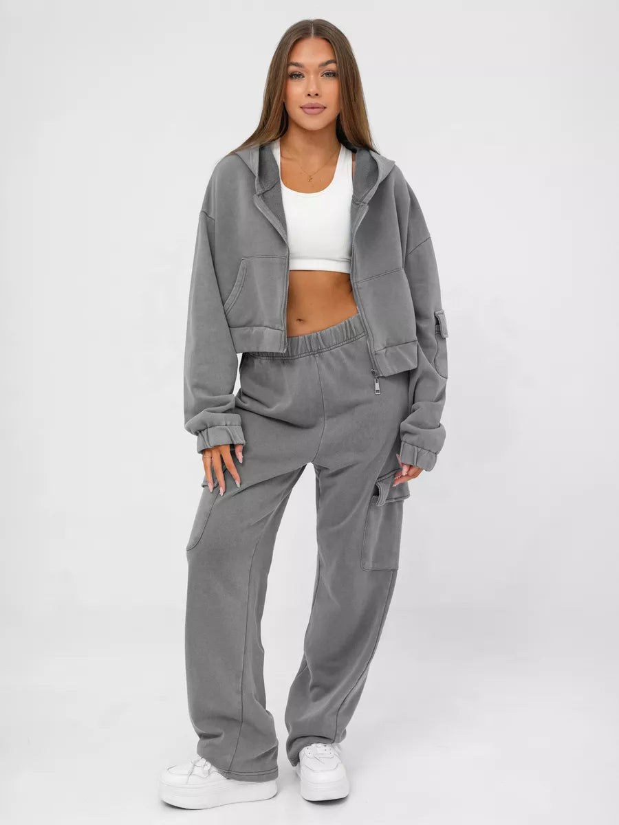 Women's grey suit set Sara