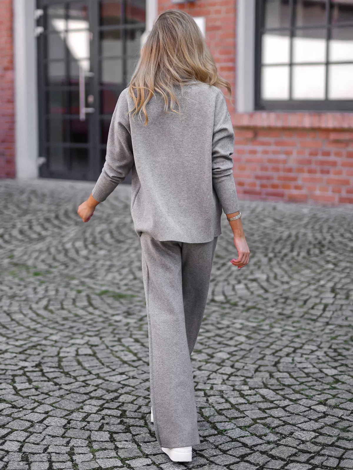 Women's dark gray casual suit Maribel