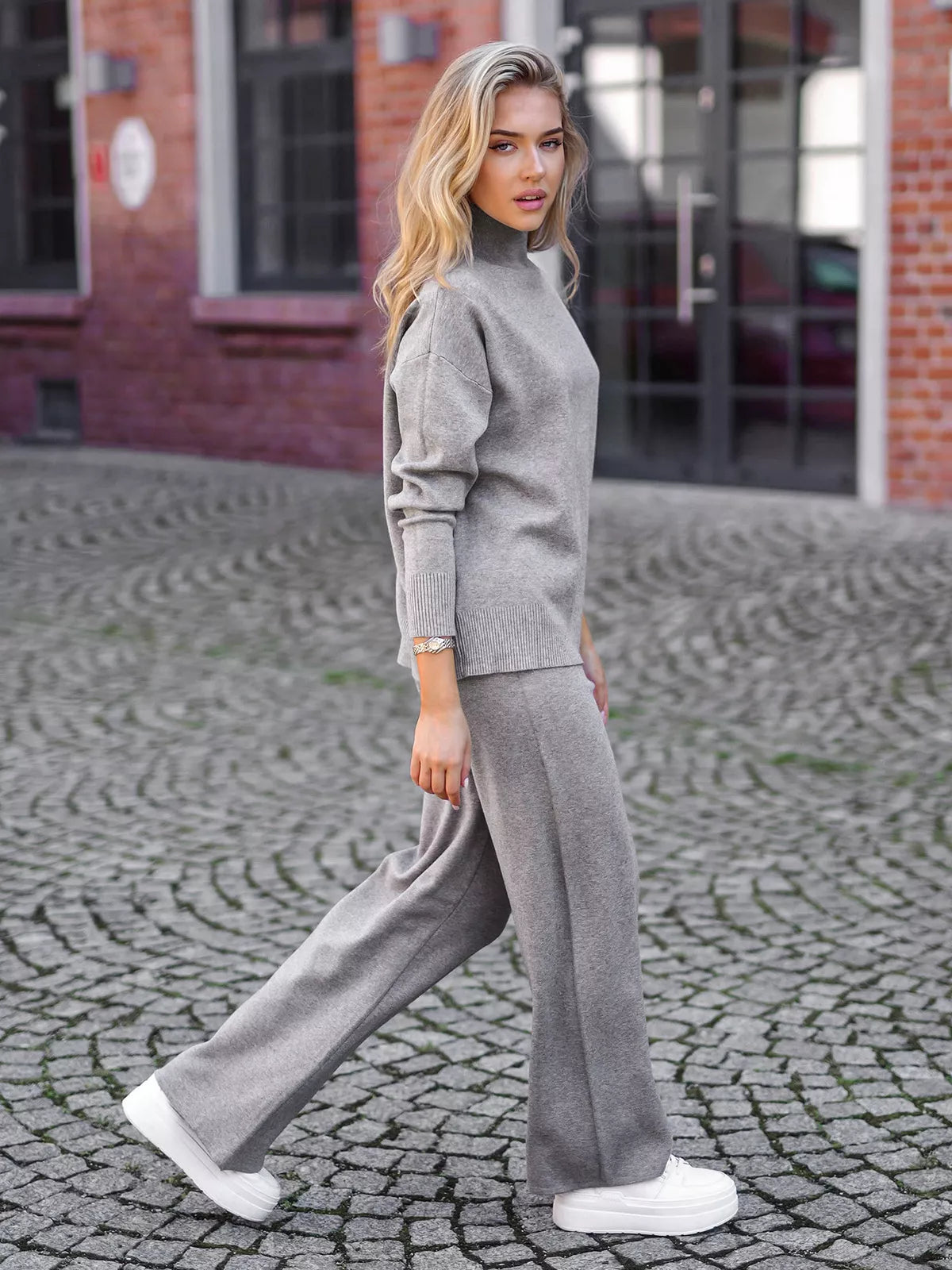 Women's dark gray casual suit Maribel