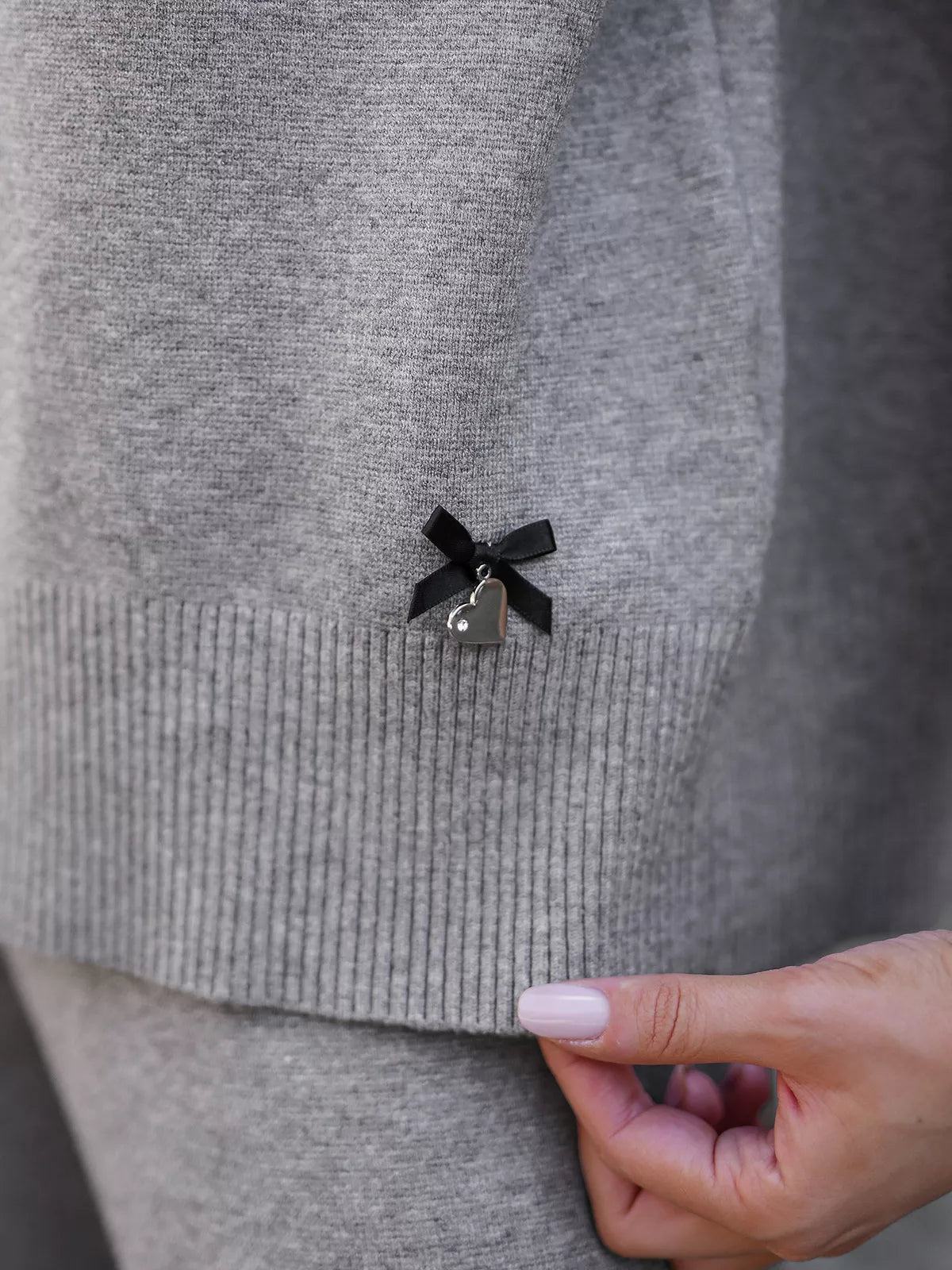 Women's dark gray casual suit Maribel