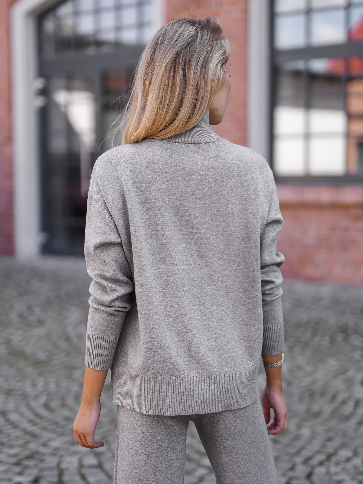 Women's dark gray casual suit Maribel