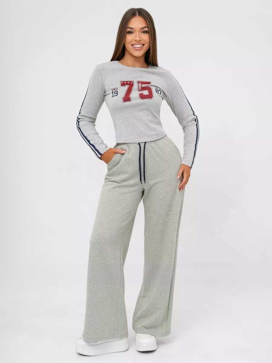 Women's grey suit set 75
