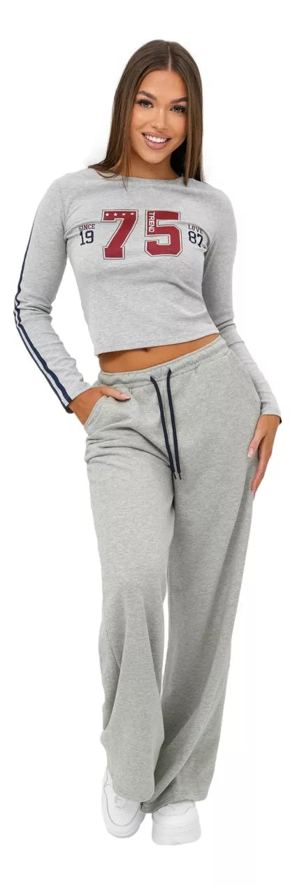 Women's grey suit set 75