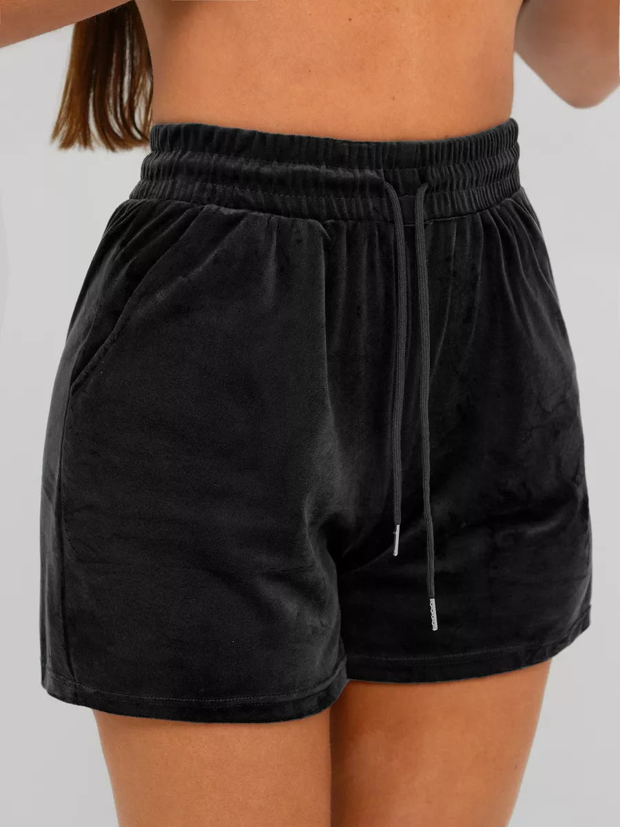 Women's velour black set Stel