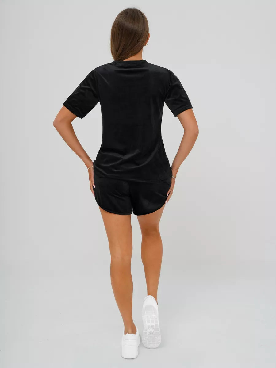 Women's velour black set Mona