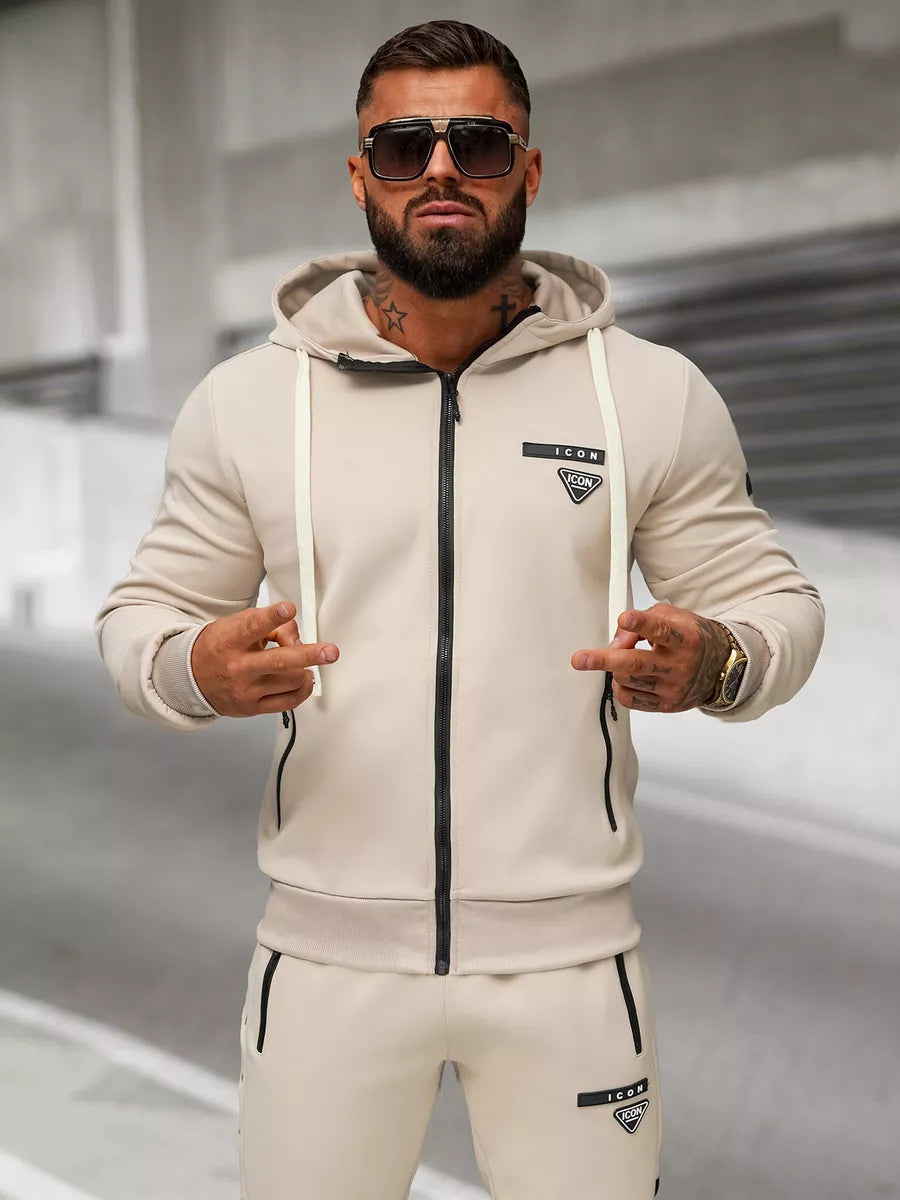 Men's brown tracksuit set Icon