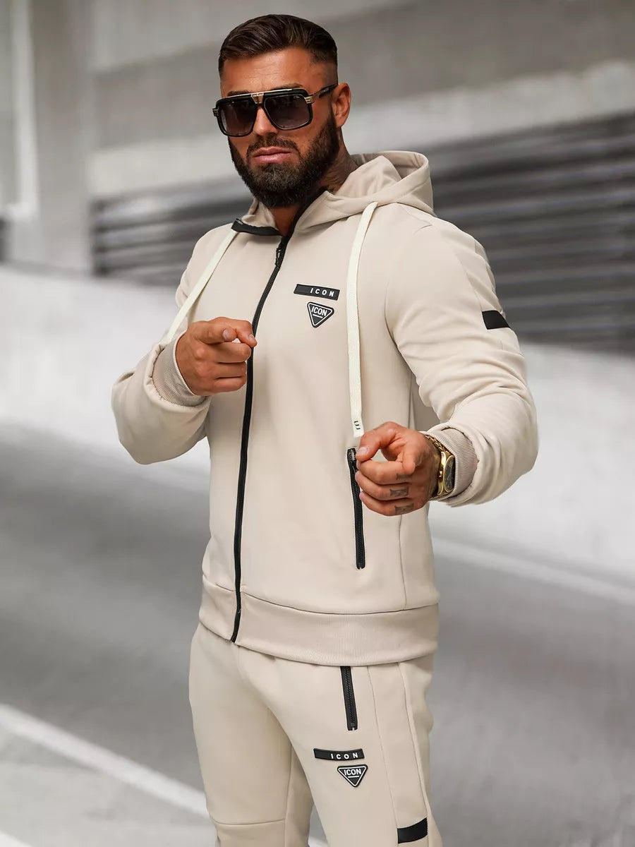 Men's brown tracksuit set Icon