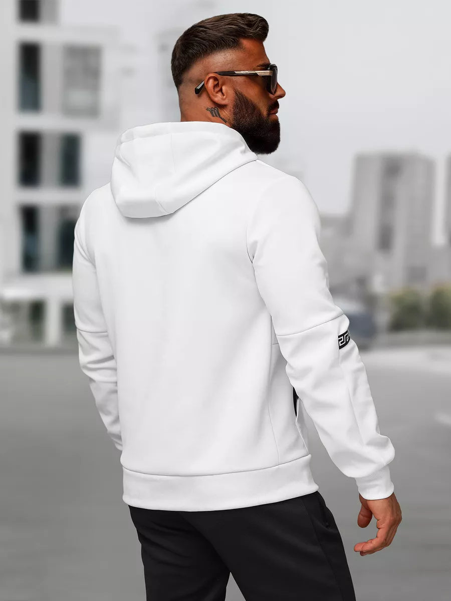 Men's white Lion tracksuit set.