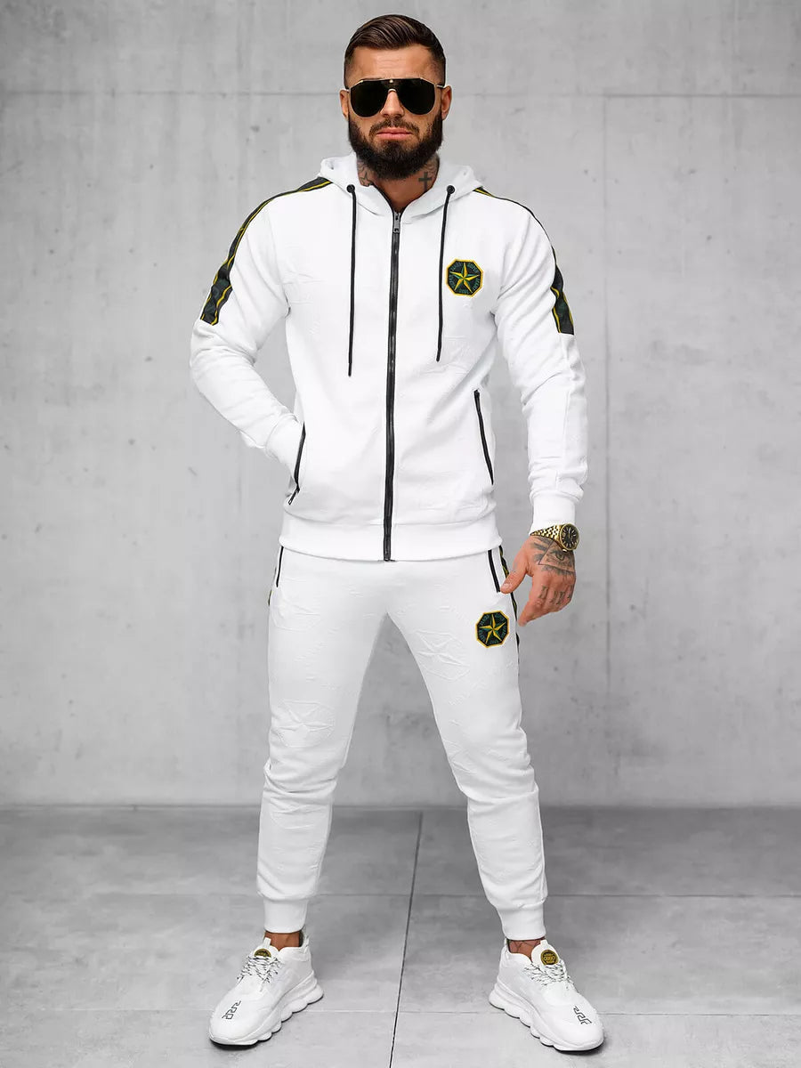 Men's white Super tracksuit.