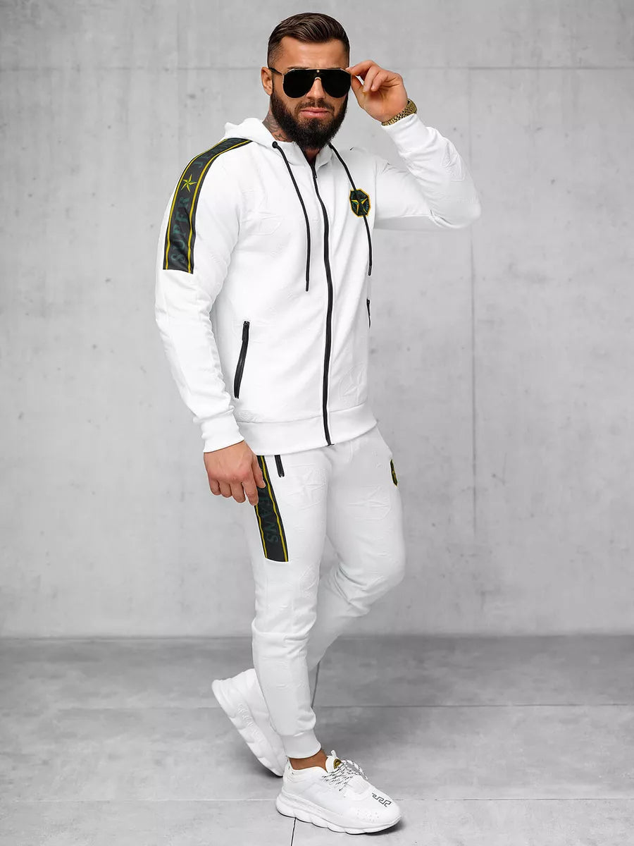 Men's white Super tracksuit.