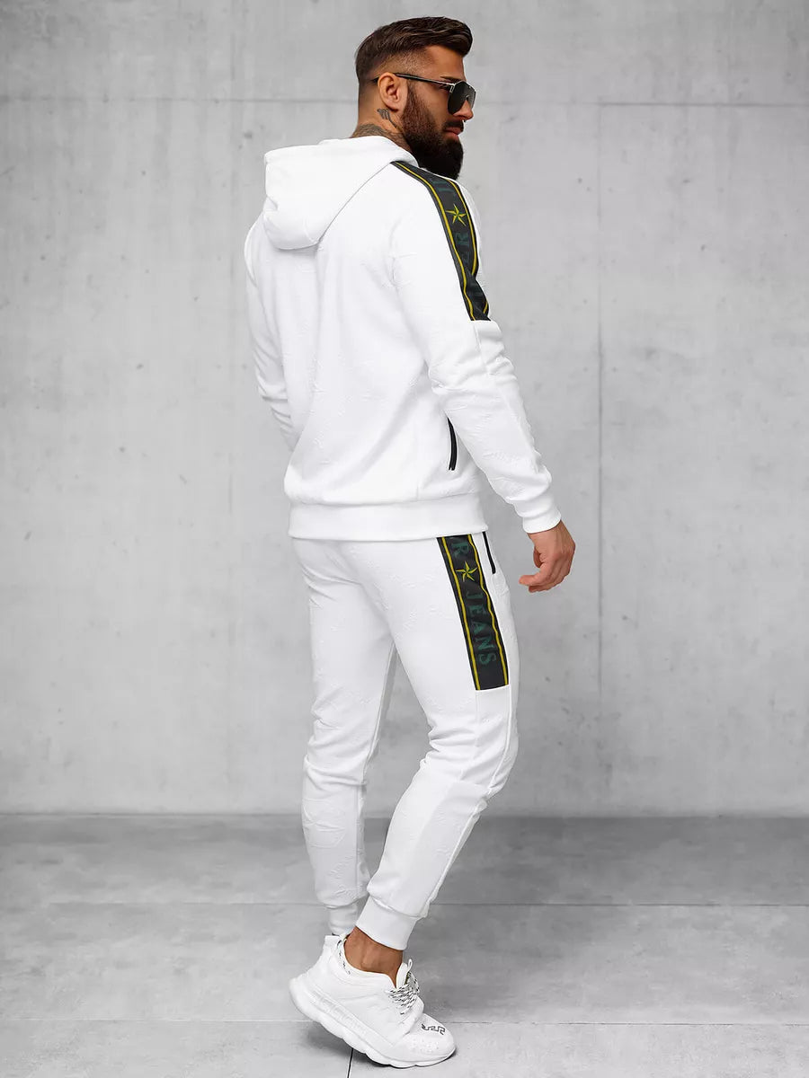 Men's white Super tracksuit.