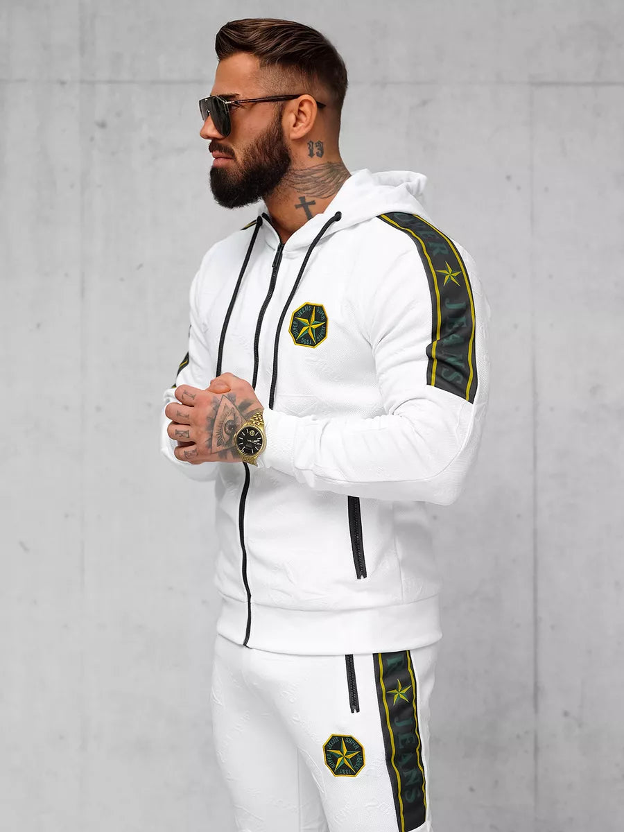 Men's white Super tracksuit.