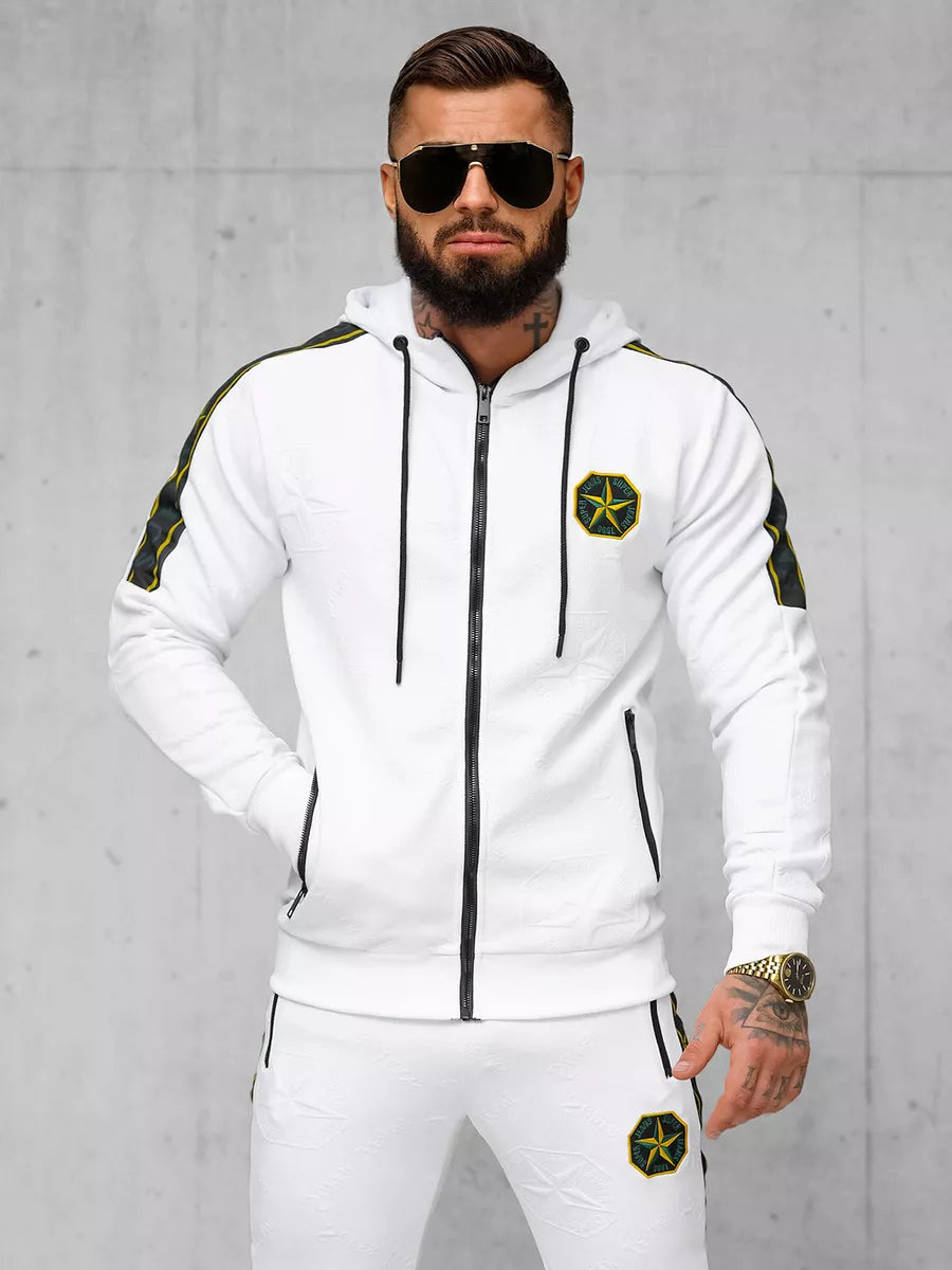 Men's white Super tracksuit.