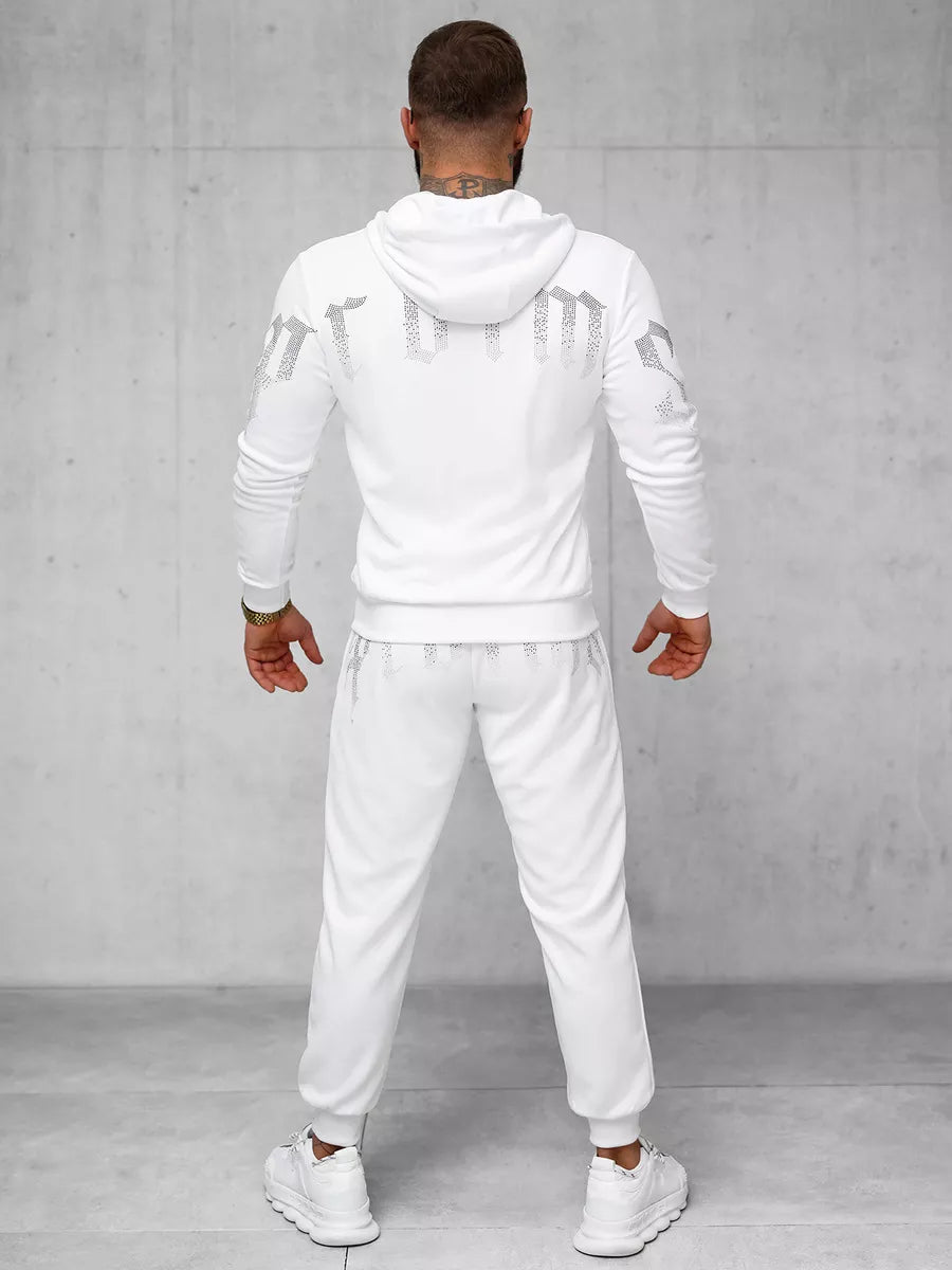 Men's white casual suit Matin