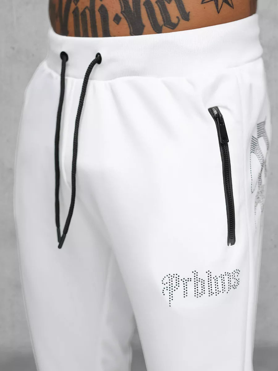 Men's white casual suit Matin