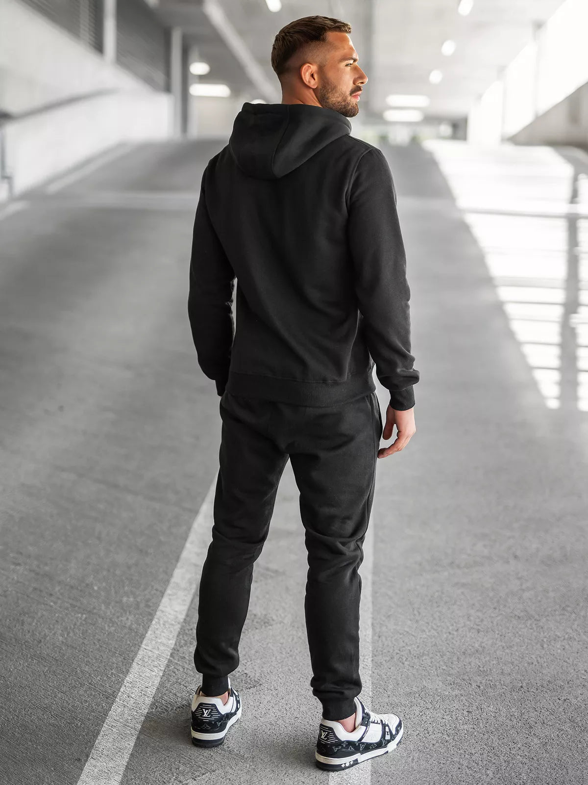 Black men's tracksuit Pazar
