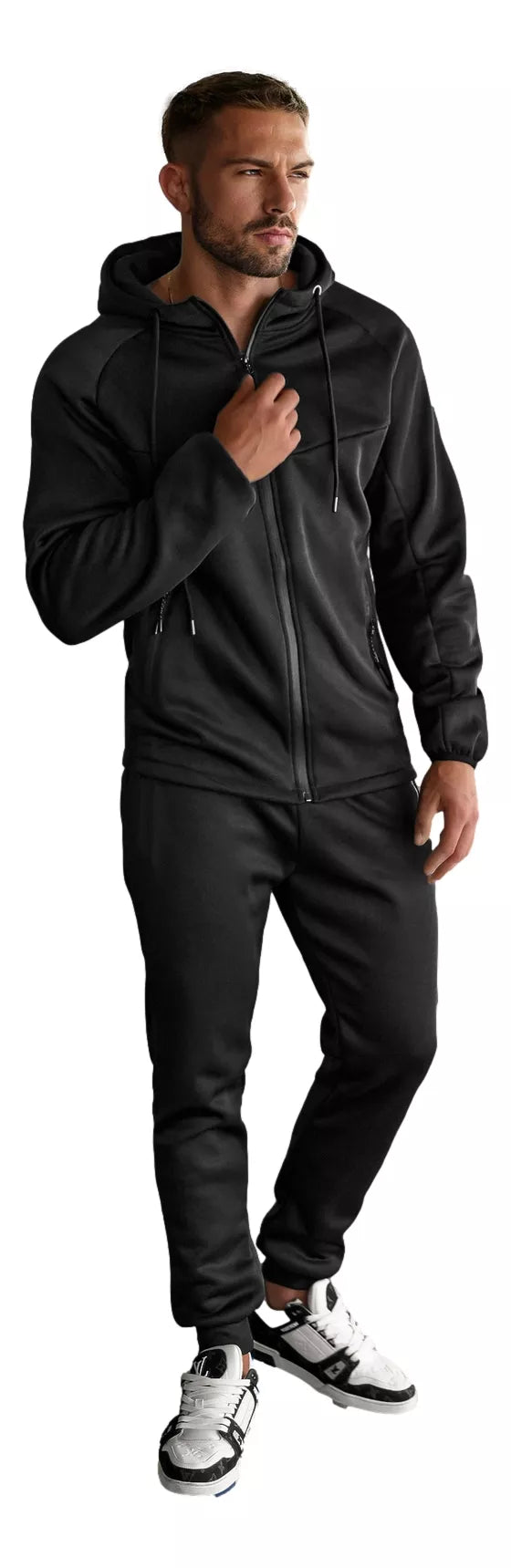 Men's black suit Gibon