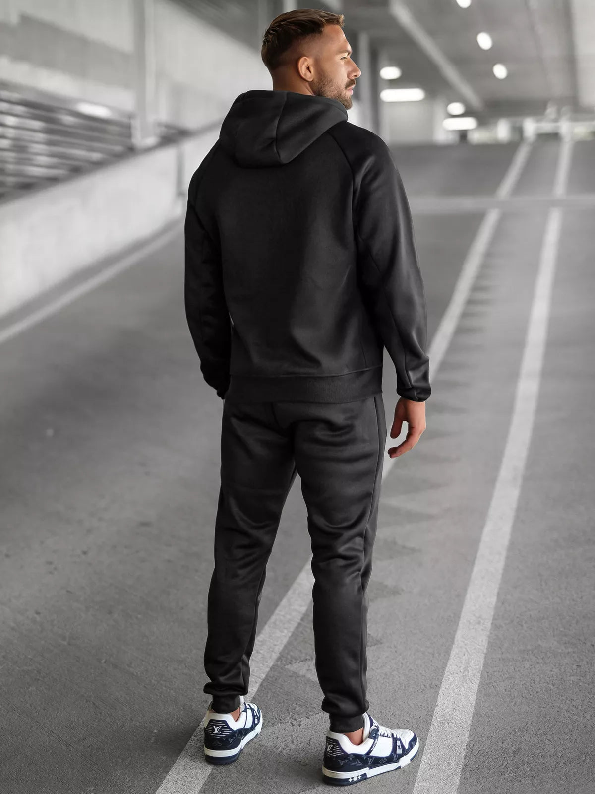 Men's black suit Gibon