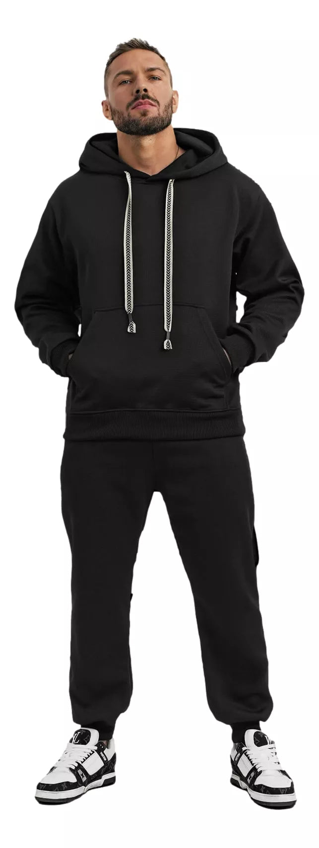 Men's black suit Ulan